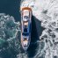 Pershing Yacht Turning